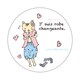 Doodleステッカーにゃこみ着替え･大 STL029