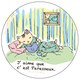 Doodleステッカーにゃこみダラダラ･小 STS032