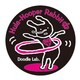 Doodleステッカーフラフープうさぎ STS046
