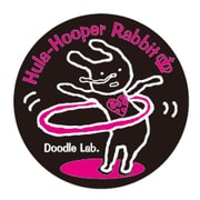 Doodleステッカーフラフープうさぎ STS046