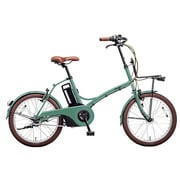 電動アシスト自転車 グリッター・EB 20型 内装3段変速 ミスティグリーン BE-ENGL03G