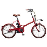 電動アシスト自転車 グリッター・EB 20型 内装3段変速 クラシカルレッド BE-ENGL03R