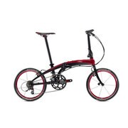 折りたたみ自転車 Verge(ヴァージュ) X20 20型 外装20段変速 ブラック/レッド 14VRX2BKRD