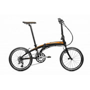 折りたたみ自転車 Verge（ヴァージュ） P20 20型 外装20段変速 ブラック/オレンジ 14VRP2BKOR