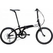折りたたみ自転車 Link(リンク) N8 20型 外装8段変速 ブラック/ホワイト 14LIN8BKWH