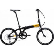 折りたたみ自転車 Link(リンク) N8 20型 外装8段変速 ブラック/イエロー 14LIN8BKYE