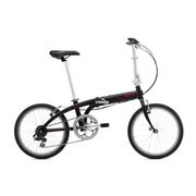 折りたたみ自転車 Link(リンク) C7 20型 外装7段変速 ブラック/レッド 14LIC7BKRD