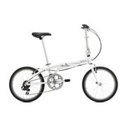 折りたたみ自転車 Link(リンク) C7 20型 外装7段変速 ホワイト/グレー 14LIC7WHGY