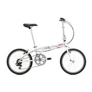 折りたたみ自転車 Link(リンク) C7 20型 外装7段変速 ホワイト/レッド 14LIC7WHRD