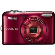 COOLPIX（クールピクス） L30 RD [コンパクトデジタルカメラ 単3電池対応 レッド]