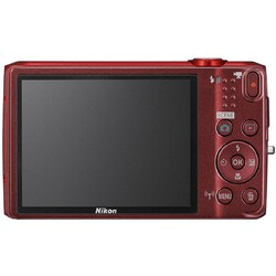 美品 NIKON COOLPIX S6800 コンパクトデジタルカメラ レッド Nikon Coolpix S6800 (Red) 16-megapixel digital camera with
