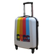 オフィシャルスーツケース レインボー 旅行日数目安：1～2泊 35L TSAロック搭載 機内持ち込み可 ホワイト RAINBOW