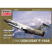 1/144 14675 アメリカ空軍/海軍 F-104A [プラモデル]