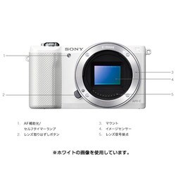 ジャンク品 Sony α5000 ホワイト E 16-50mmレンズ付き