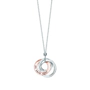 TIFFANY RUBEDO 1837インターロッキングサークルペンダントSM/18in 28672411
