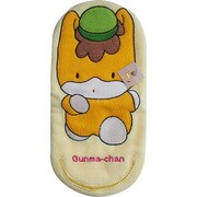 ぐんまちゃん 2ポケットタオル イエロー