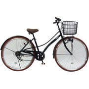 シティサイクル 軽快車 ノーパンクタイヤ 27型 外装6段変速 グリーン CHM-CC276BE-SP