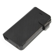 YJ-H60-BS [Leather Battery Case for iPhone 5 Black Square]