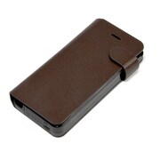 YJ-H60-DB [Leather Battery Case for iPhone 5 Dark Brown]