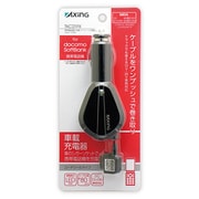 TKC01FK [携帯電話用車載コードリール充電器 0.6A FOMA レッド]