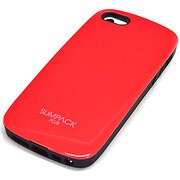 0537IP5S [iPhone 5/5s用 SLIMPACK 非接触ICカードポケット付き レッド]