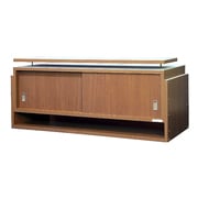 106-44B [耐震収納上置じしん作くん 幅106cm×奥行44cm ブラウン]