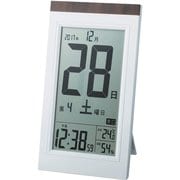 デジタル日めくり電波時計（デジタル日めくりカレンダー） KW9254