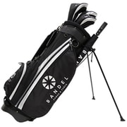 BANDEL Golf Bag Set Black [ゴルフバッグ アンブレラ ヘッドカバー 3点セット]