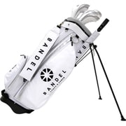 BANDEL Golf Bag Set White [ゴルフバッグ アンブレラ ヘッドカバー 3点セット]