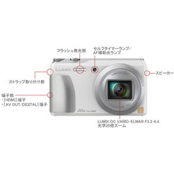 ヨドバシ.com - パナソニック Panasonic DMC-TZ55-W [コンパクト