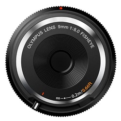 メルカリ内最安OLYMPUS BCL-0980 Fisheye レンズ　新品同様 オリンパス フィッシュアイ ボディーキャップレンズ BCL-0980