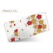 スマートフォンカバー5　花うらら(クリア) [iPhone5/5s対応ケース]