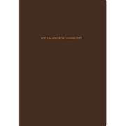 SNICK Brown A5スケジュール帳 2014年3月~2015年4月 COT-44465