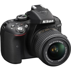 Nikon D5300 18-55 VR lI Kit Black +ML-L3