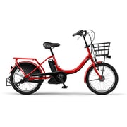 電動アシスト自転車 PAS Babby（パス バビー） 3人乗り対応 20型 内装3段変速 レッド PM20B/14PM20B