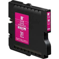 互換リサイクルインクカートリッジ リコー GC31M マゼンタ（顔料） ECI-RC31M