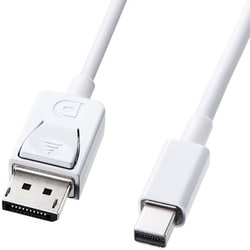 ミニDisplayPort変換ケーブル 2m ホワイト KC-DPM2W