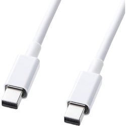 ミニDisplayPortケーブル 2m ホワイト KC-DPMM2W