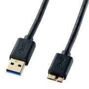 USB3.0対応マイクロケーブル USB IF認証タイプ 0.5m ブラック KU30-AMC05BK