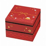 12.0匠二段弁当 玉手箱朱 54511