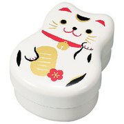 50820 [丸子二段弁当 白まねきねこ]