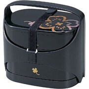 ファミリー手提弁当 四つ葉黒 54106