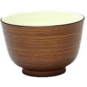 はけ目ゆり型汁椀 金研ぎ 55398