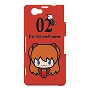 EV1005SO02F [Xperia Z1 f （SO-02F）用 ハードカバー Eva micro macro アスカ＆使徒]