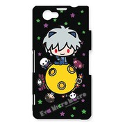 EV1006SO02F [Xperia Z1 f （SO-02F）用 ハードカバー Eva micro macro カヲル＆月]