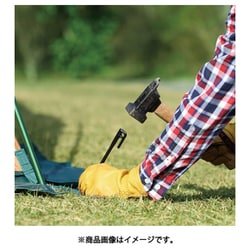 Coleman コールマン スチールソリッドペグ 30cm 20cm ブラック Coleman コールマン スチールソリッドペグ 30cm ブラック 1pc