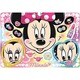 DC21-074 [チャイルドパズル コスメレッスン ミニーマウス 21ピース]
