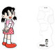 藤子・F・不二雄キャラクターズ ダイカットポストカード 3 ドラえもん/しずか
