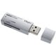USB2.0 SD/microSD専用カードリーダー　シルバー CRW-SD42NSL