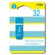 USBメモリ 32GB ブルー UFD32GSL-BLB